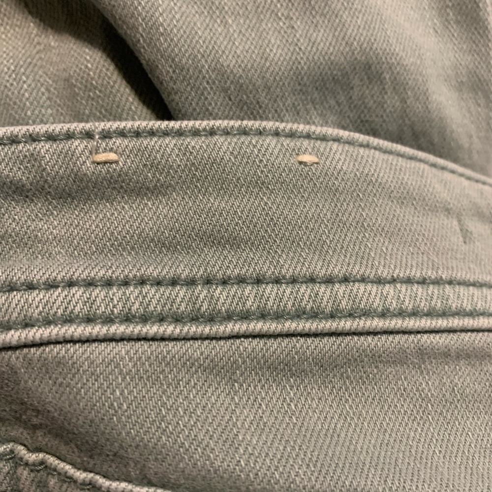 Pilcro, Anthropologie Green Straight Leg Jeans with Distressed Style - Picture 9 of 11